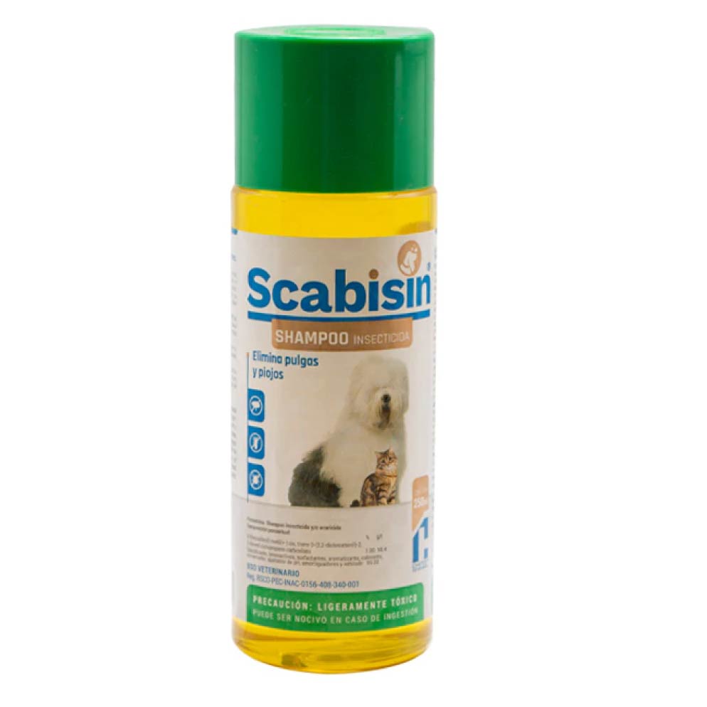 Scabisin Shampoo Insecticida Elimina Pulgas Y Piojos 250 Ml - Chinoin Scabisin Shampoo Insecticida Elimina Pulgas Y Piojos 250 Ml - Chinoin